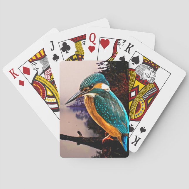 Common Kingfisher Playing Cards (Back)