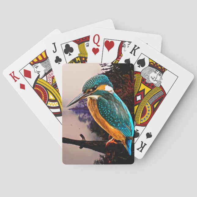 Common Kingfisher Playing Cards (Back)