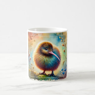 Common Kiwi Bird 061124AREF145 - Watercolor Coffee Mug