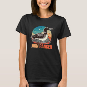 Common Loon Bird Lover Bird Watching Lover Loon Ra T-Shirt