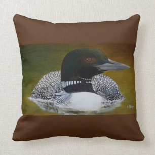 Common Loon Throw Cushion