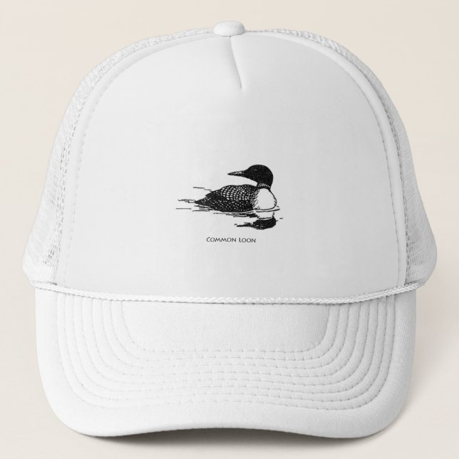 Common Loon Trucker Hat (Front)
