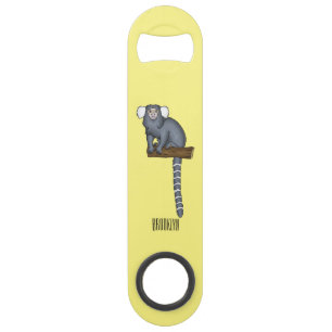 Common marmoset cartoon illustration