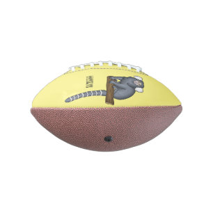 Common marmoset cartoon illustration football