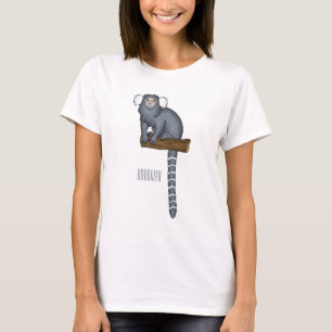 Common marmoset cartoon illustration T-Shirt