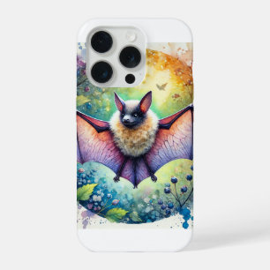 Common Noctule Bat 060824AREF151 - Watercolor iPhone 15 Pro Case