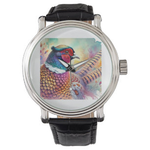 Common Pheasant 170724AREF133 - Watercolor Watch