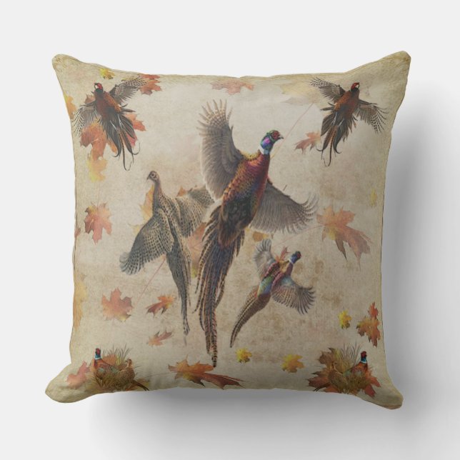 Common pheasant cushion (Front)