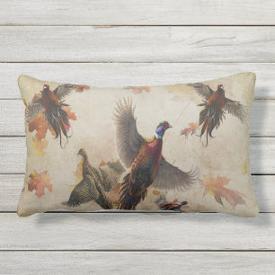 Common pheasant wrapping paper medium gift bag out lumbar cushion