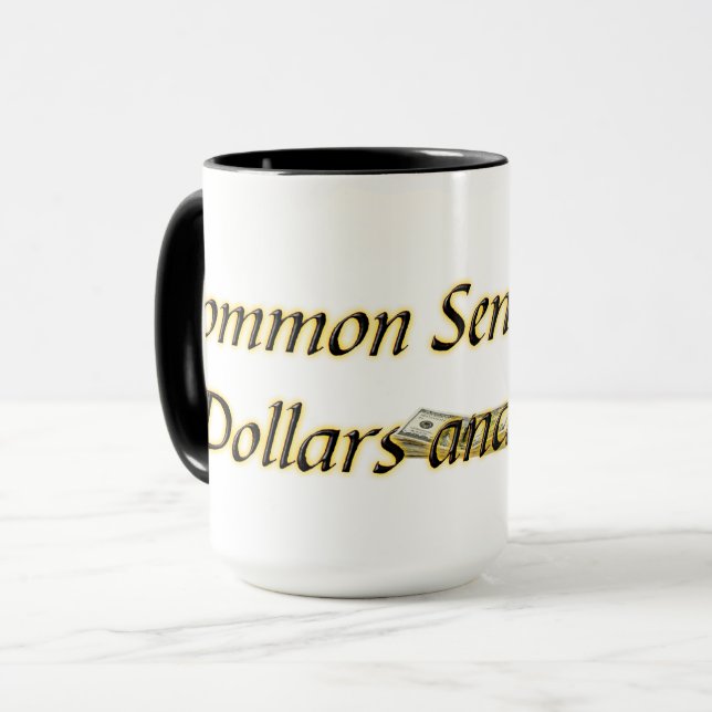 Common Sense Mug (Front Left)