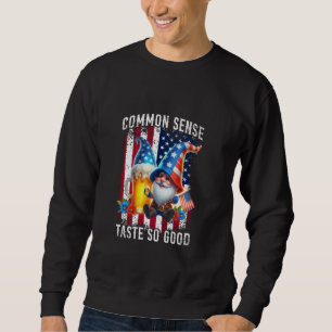 Common Sense Taste So Good Gnome Beer 4th of July Sweatshirt