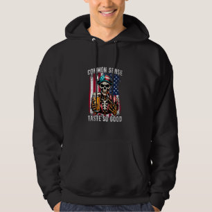 Common Sense Taste So Good Skeleton Beer 4th of Ju Hoodie