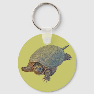 Common Snapping Turtle - Chelydra serpentina Key Ring