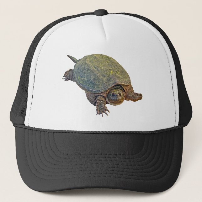Common Snapping Turtle - Chelydra serpentina Trucker Hat (Front)
