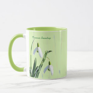 Common Snowdrop Flowers Mug