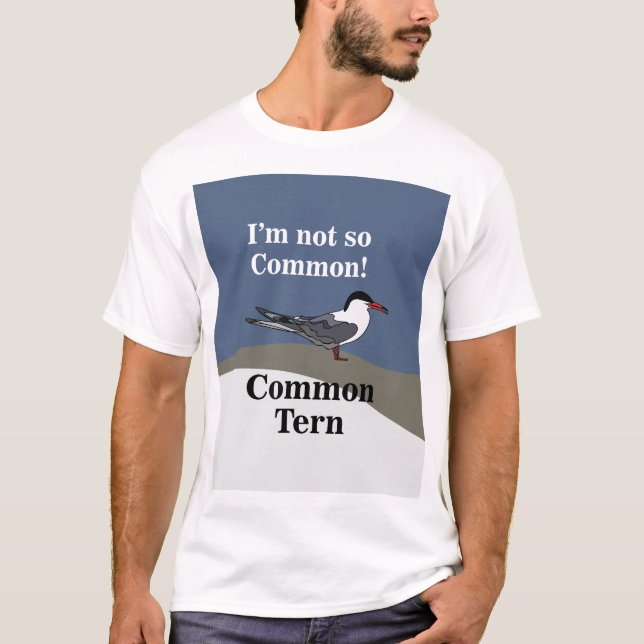 Common Tern Seabird Bird Funny T-Shirt (Front)