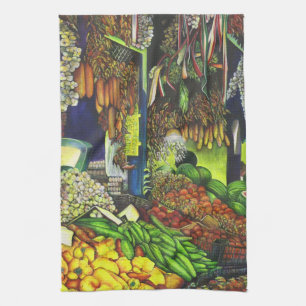 Common Threads of Human Interactions, Budapest Tea Towel