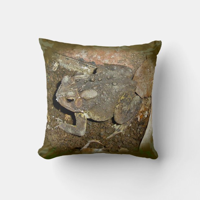 Common Toad - Bufo bufo Cushion (Front)