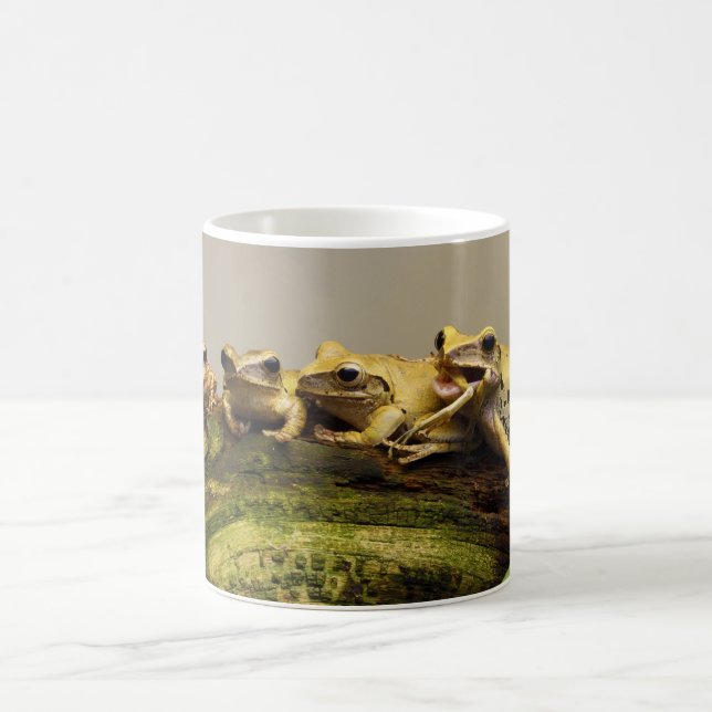 Common Tree Frog Polypedates Leucomystax Coffee Mug (Center)