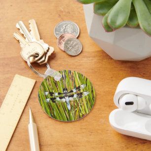 Common Whitetail Dragonfly Photo Key Ring