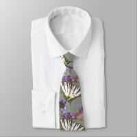Common Yellow Swallowtail On Lilac Flowers Black O