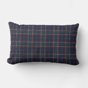 Commonwealth of Massachusetts Tartan Lumbar Cushion