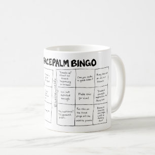 Comms Facepalm Bingo (A+B cards) Coffee Mug