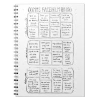Comms Facepalm Bingo Notepad