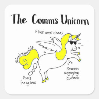 Comms Unicorn sticker