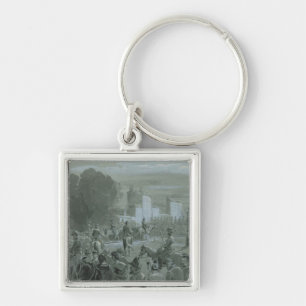Communard Prisoners Escorted to Versailles, 1871 Key Ring