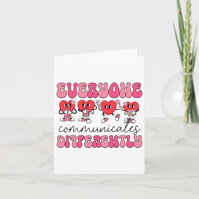 Communicates Candy Speech Language Pathologist Val Card (Front)