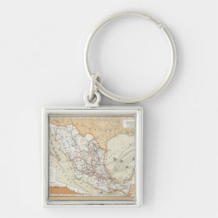 Communication and Transportation of Mexico Key Ring