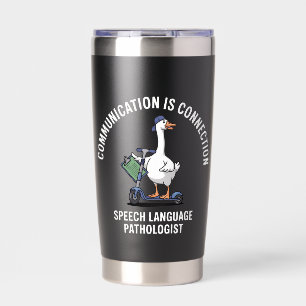 Communication Is Connection Speech Language Goose Insulated Tumbler