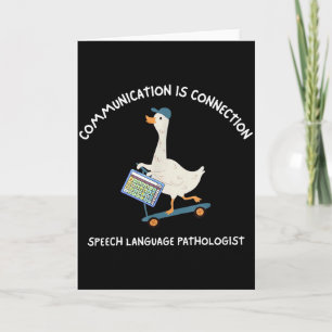 Communication Is Connection Speech Language Pathol Card