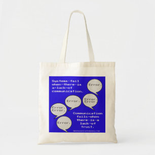 Communication Reboot Tote Bag