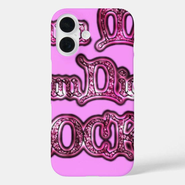 Communication Rocks Pink Hakuna Matata .png Case-Mate iPhone Case (Back)
