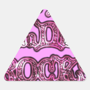 Communication Rocks Pink Hakuna Matata .png Triangle Sticker