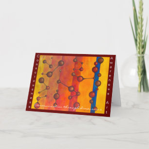 Communication through dimensions - card