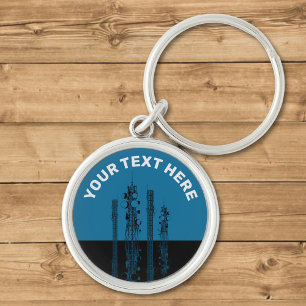 Communication Towers Key Ring
