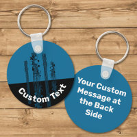 Communication Towers Keychain