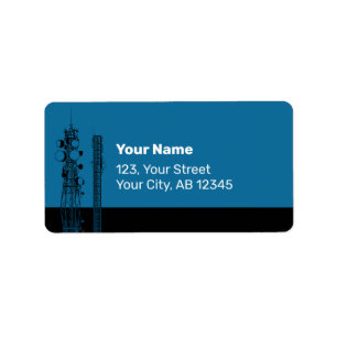 Communication Towers Label