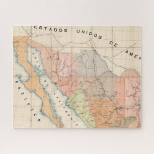 (Communications Letter) Map of Mexico Jigsaw Puzzle