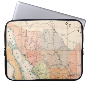 (Communications Letter) Map of Mexico Laptop Sleeve