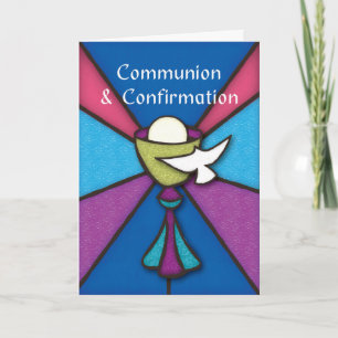 Communion and Confirmation Card