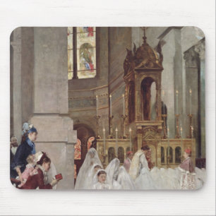 Communion at the Church of the Trinity, 1877 Mouse Pad