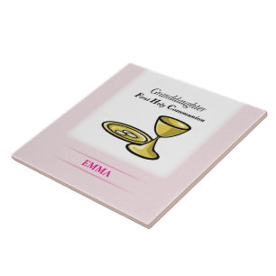 Communion Body and Blood Granddaughter Ceramic Tile