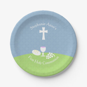 Communion Bread of Life Paper Plate