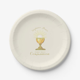 Communion Chalice Paper Plate