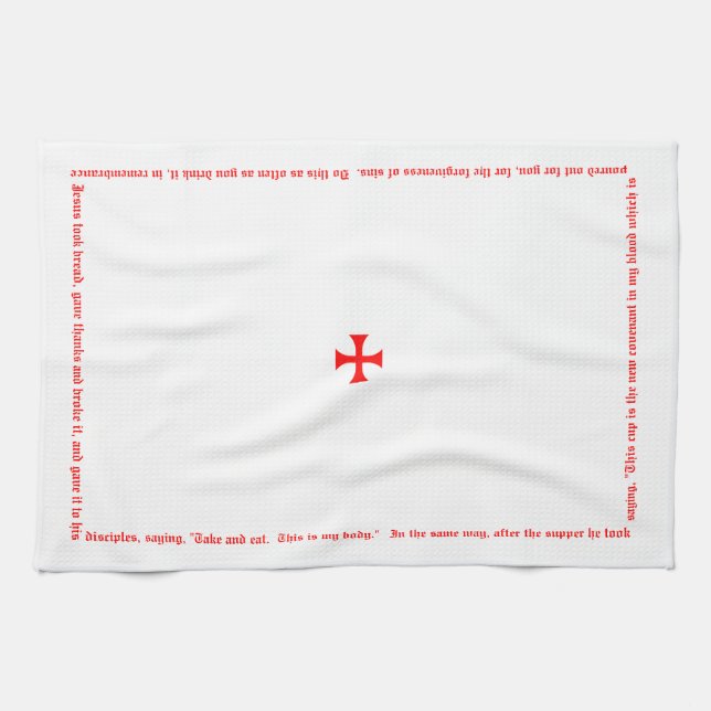 Communion Cloth Towel (Horizontal)