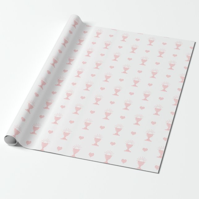 Communion Day Chalice Wrapping Paper (Unrolled)